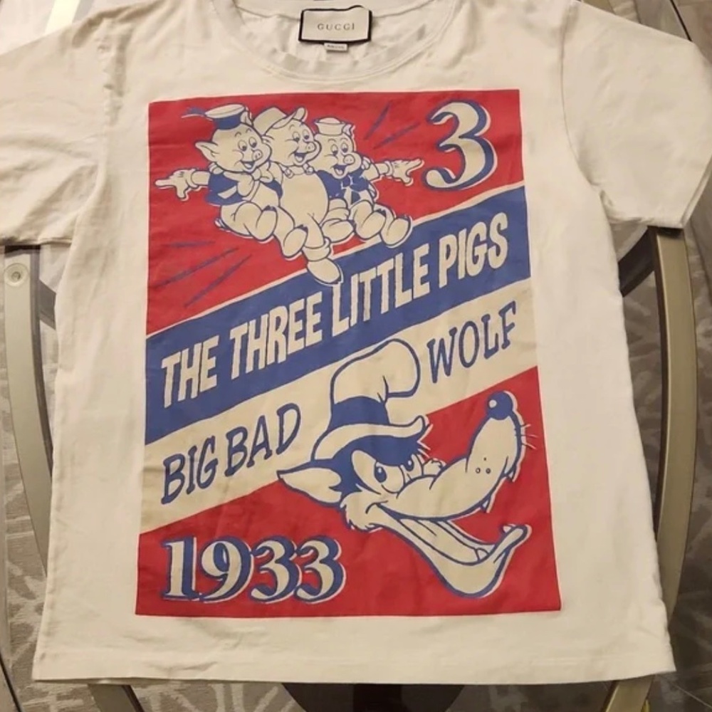 Gucci Three Little Pigs shirt